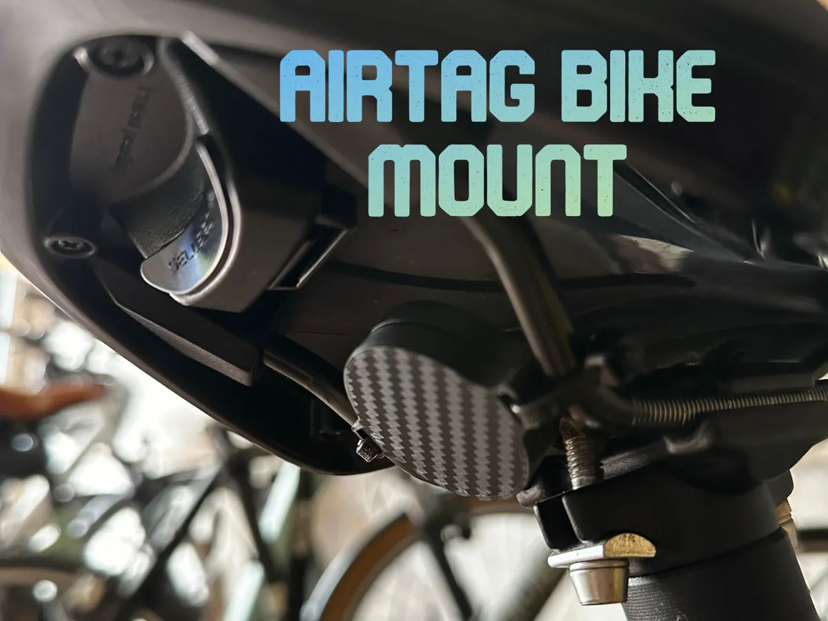 AirTag Saddle Mount, Hidden Bike Tracker Holder
