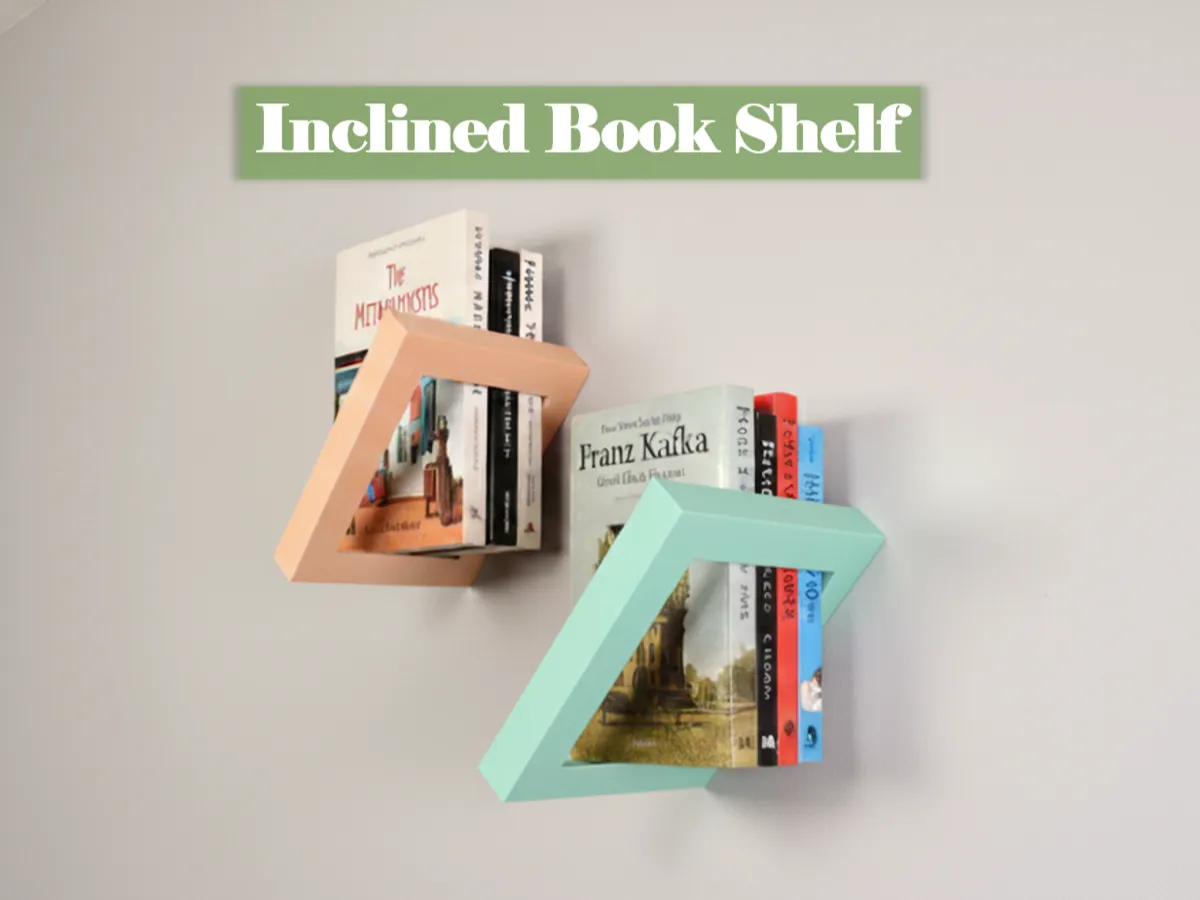 Inclined Book Shelf