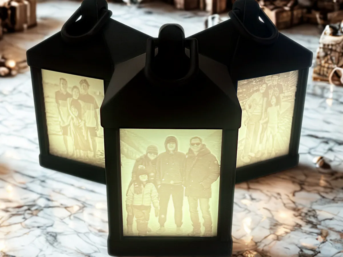 Custom Lithophane Christmas Lantern