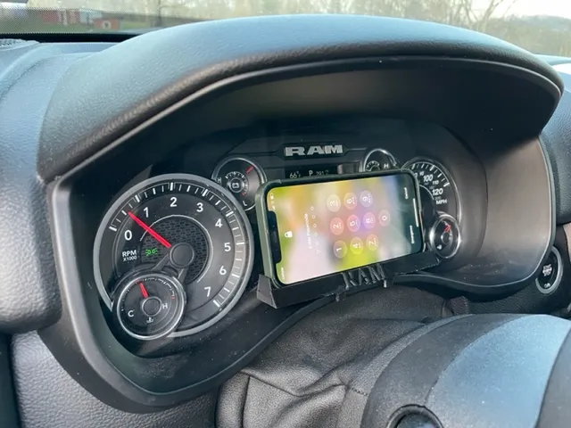 Instrument Cluster Dash Phone Mount