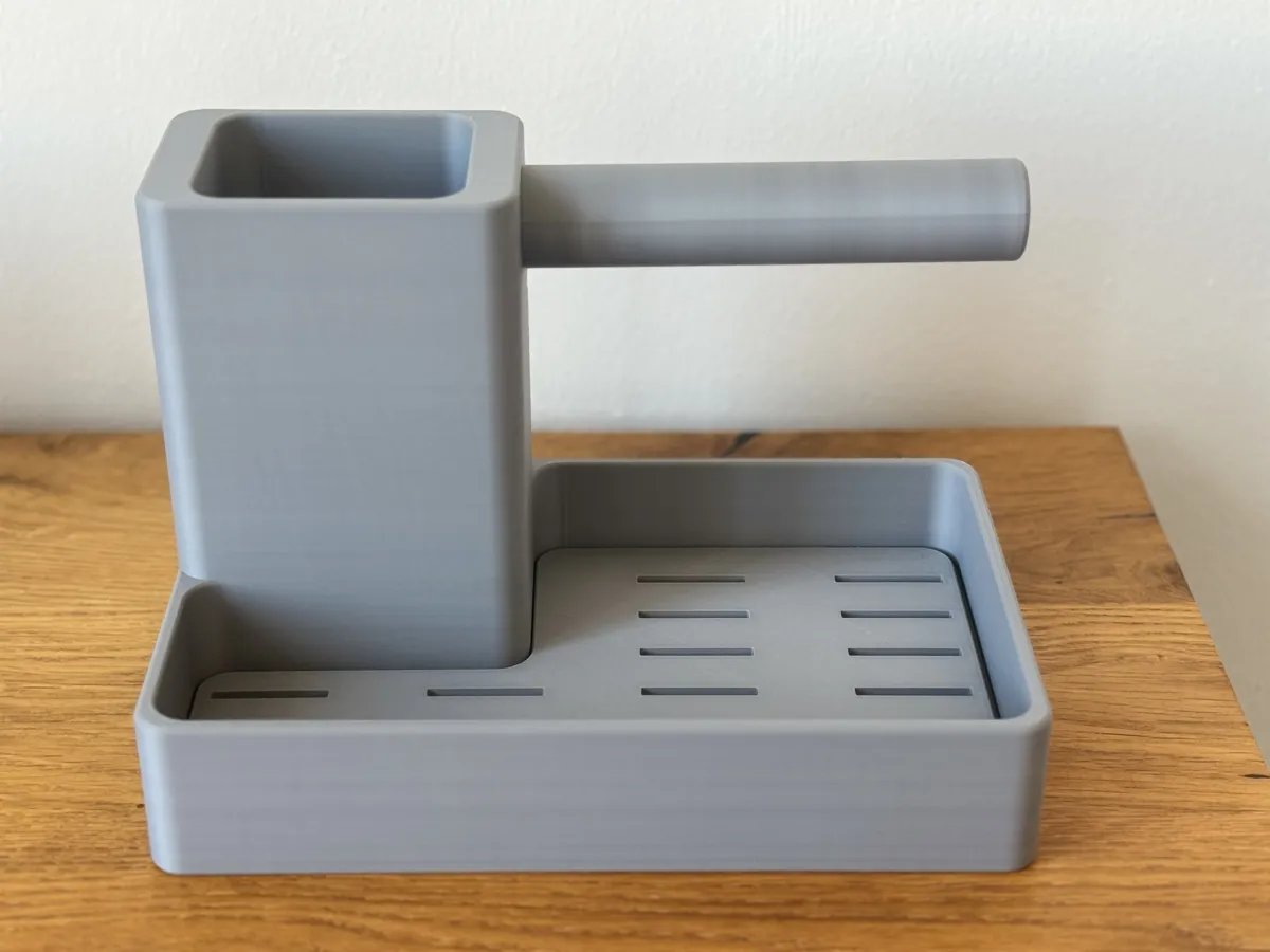Kitchen Sink Organizer with Towel Bar + Drip Tray, photo 3 of 4 - Kitchen Sink Organizer with Towel Bar + Drip Tray Garden & Outdoor