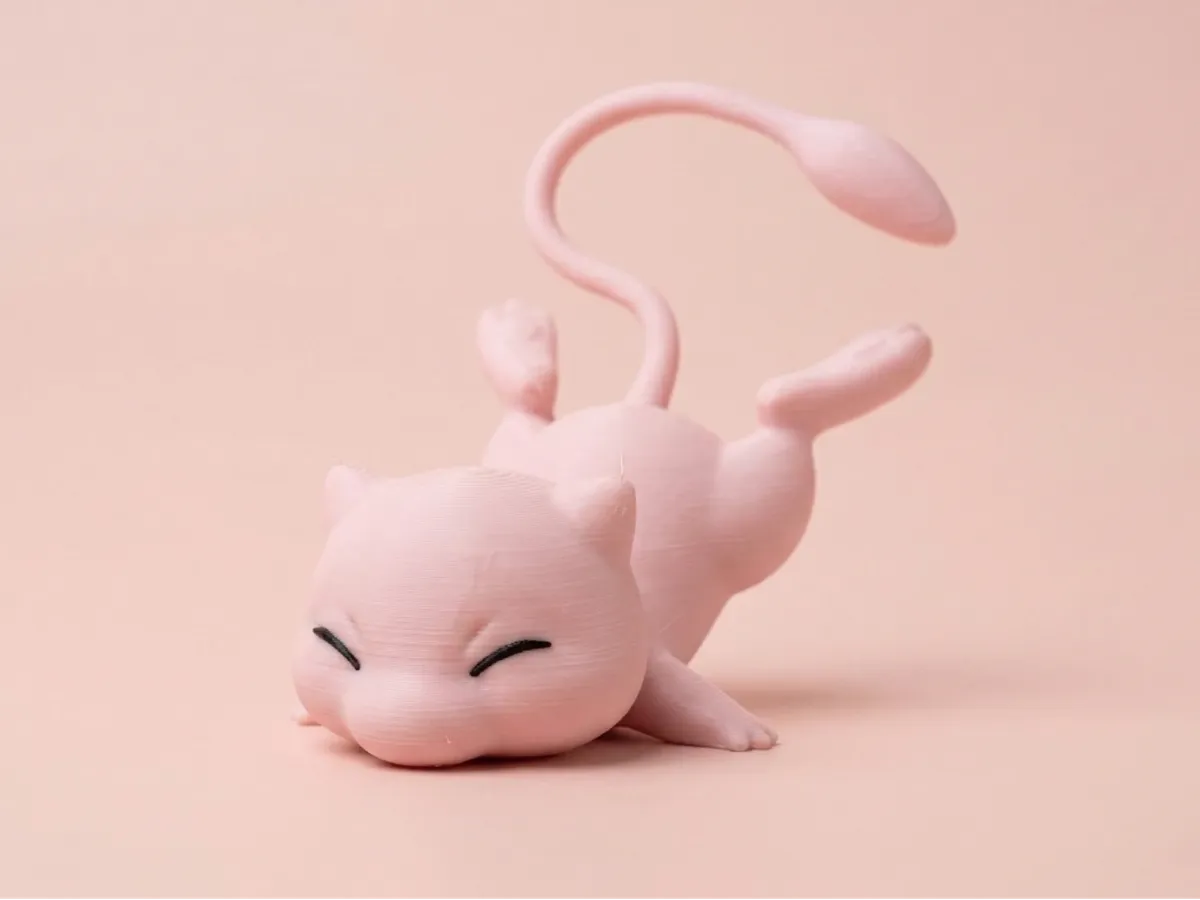 Mew Face Plant - Pokemon Figure Fan-Art