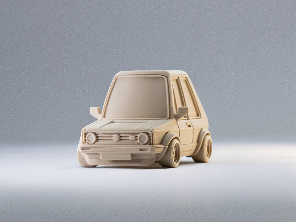 Tooned Golf GTI MK1 Kit Card