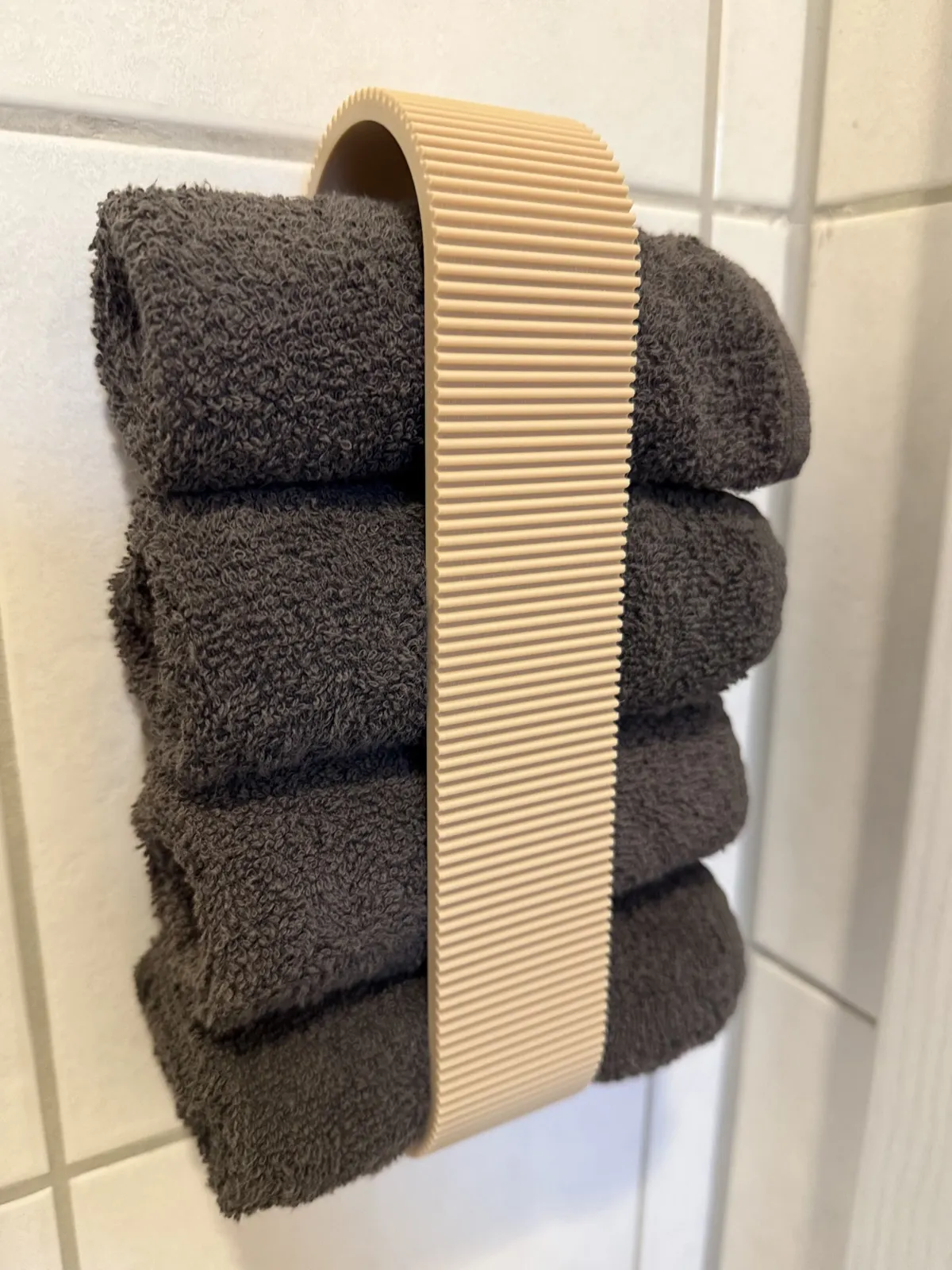 No-Drill Towel Holder - Bathroom Organizer, photo 3 of 4 - No-Drill Towel Holder - Bathroom Organizer Bath & Personal Care