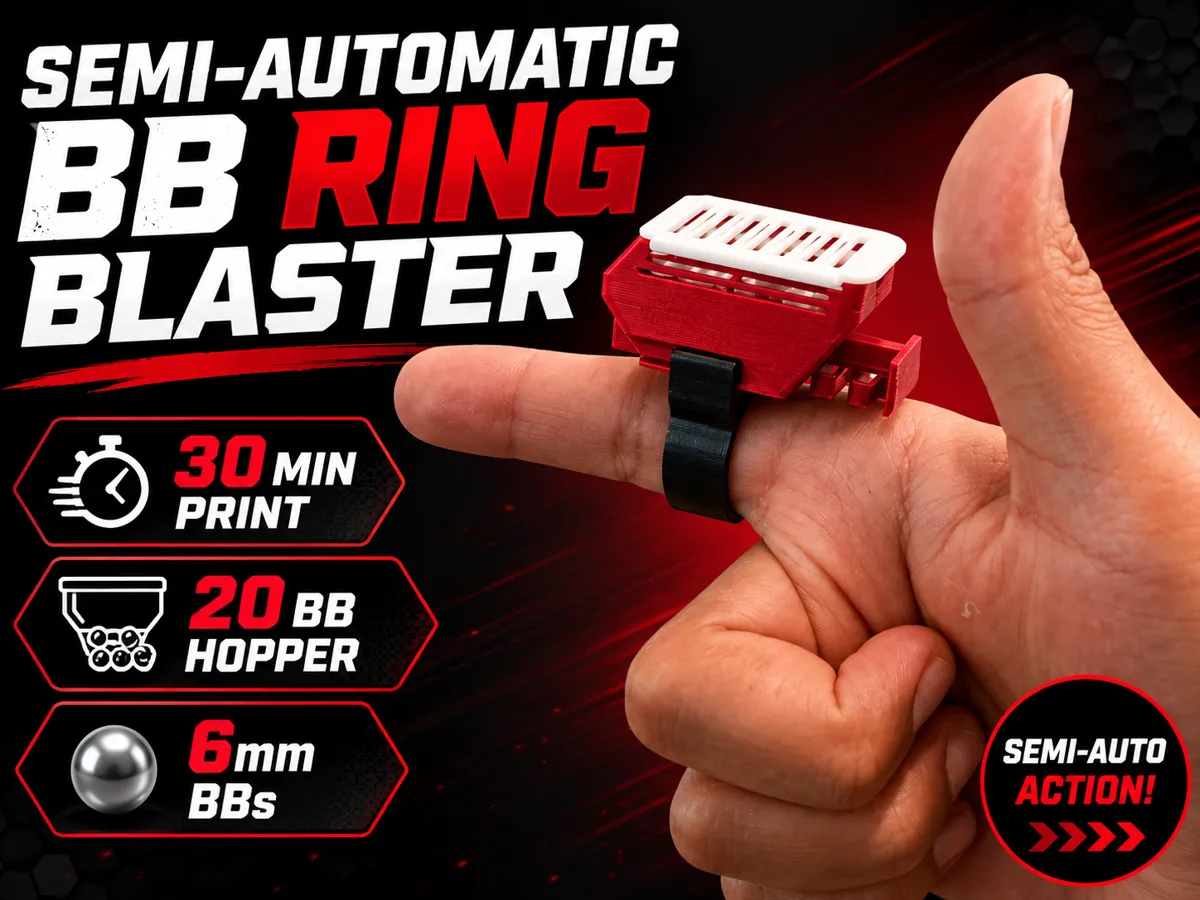 Semi-Automatic BB Ring Blaster - Blasters & Prop Guns, in stock