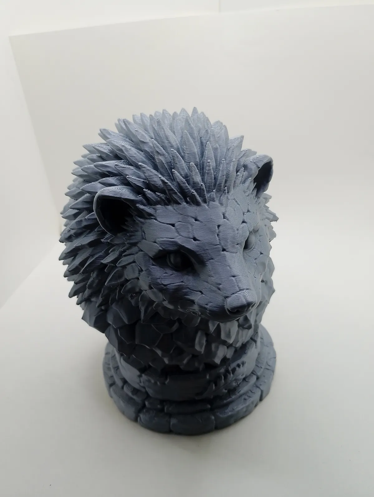 Hedgehog, Fragment Sculptures Bust, photo 3 of 4 - Hedgehog, Fragment Sculptures Bust Art