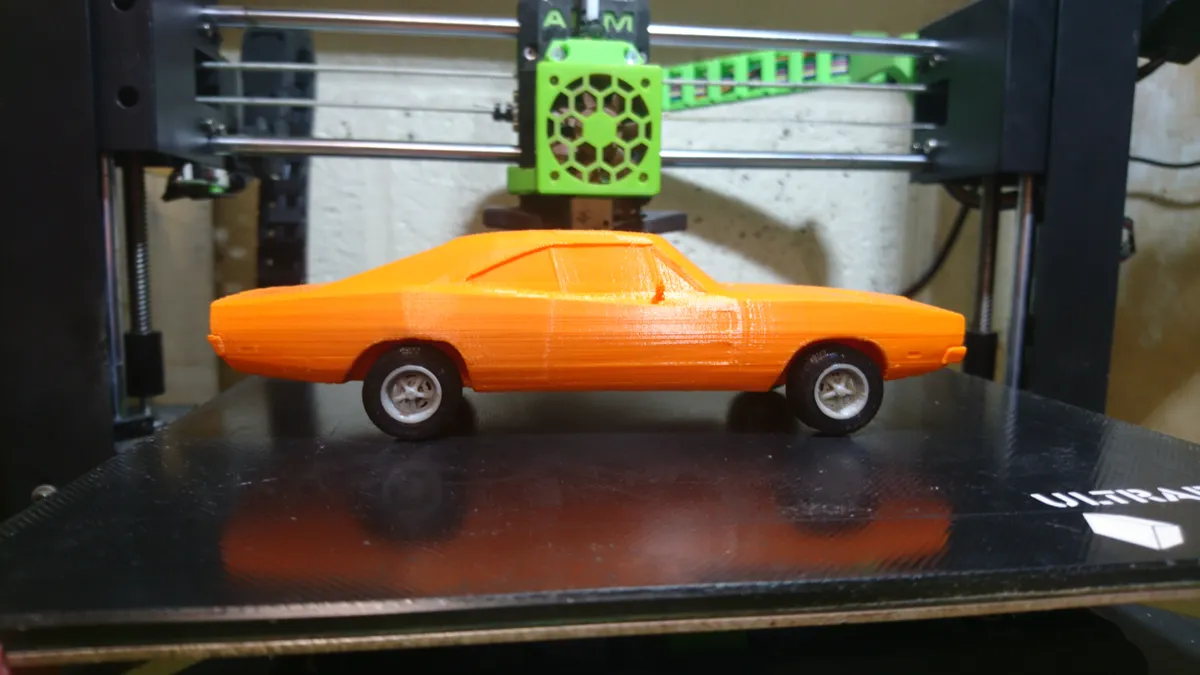 Vintage Dodge Charger Scale Model