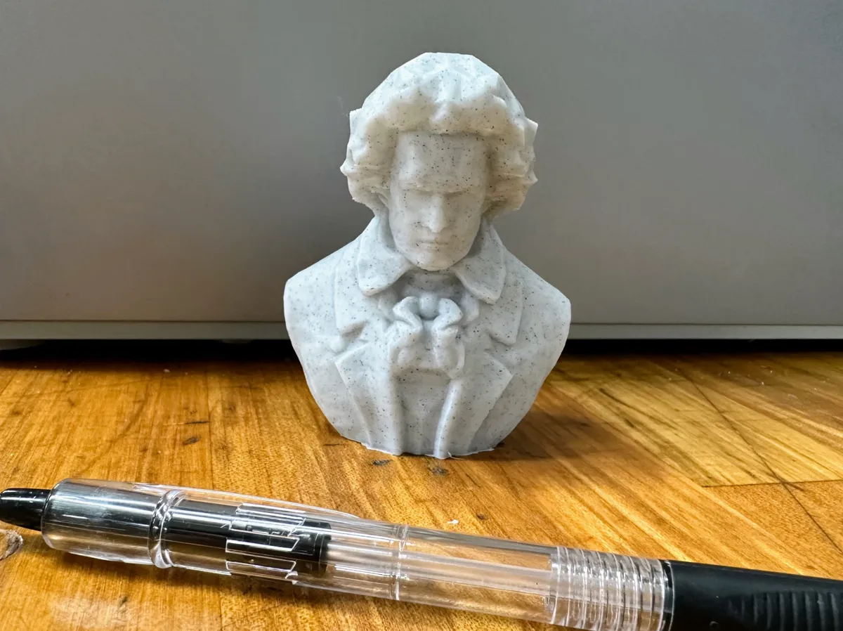 3" Ludwig van Beethoven Statue Bust Sculpture