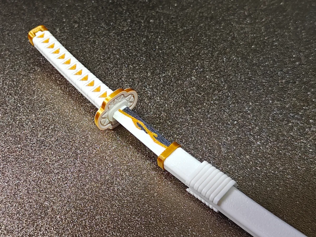 [MiniBlade]Demon slayer Sword Agatsuma Zenitsu, photo 3 of 4 - [MiniBlade]Demon slayer Sword Agatsuma Zenitsu Props & Cosplays