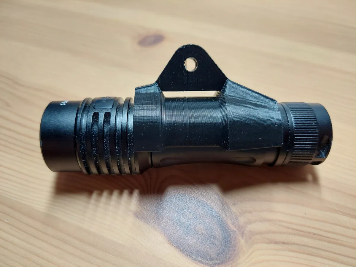 Wurkkos TS25 flashlight gopro mount, photo 3 of 4 - Wurkkos TS25 flashlight gopro mount Hobby & DIY