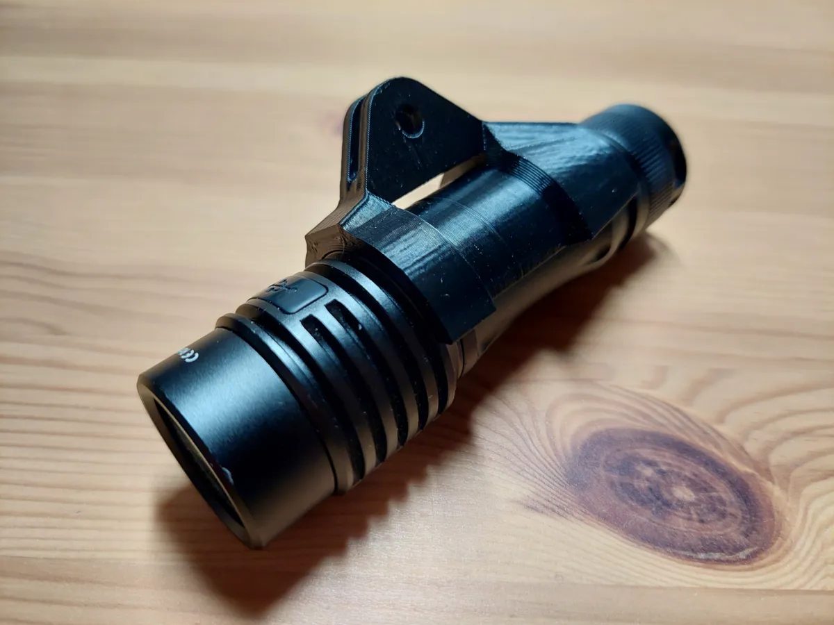 Wurkkos TS25 flashlight gopro mount, photo 4 of 4 - Wurkkos TS25 flashlight gopro mount Hobby & DIY