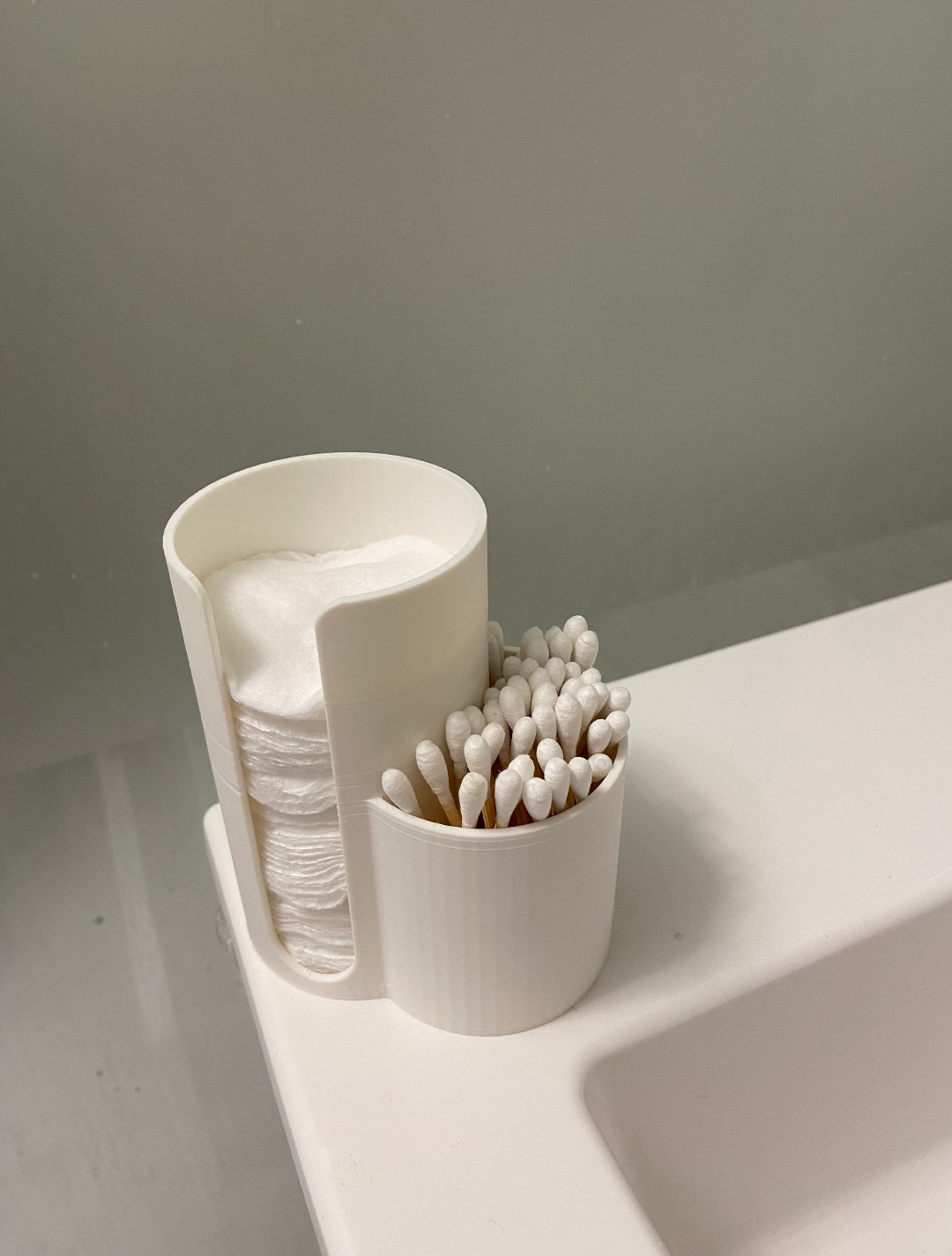 Bathroom Organizer, Cotton Pad Dispenser - Soap Dishes & Dispensers, in stock