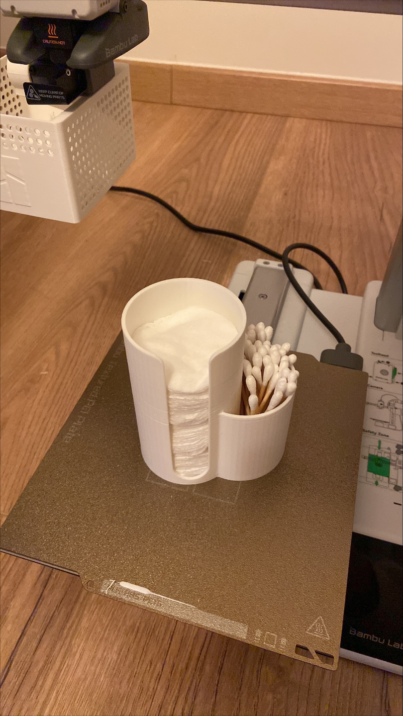 Bathroom Organizer, Cotton Pad Dispenser, photo 2 of 4 - Bathroom Organizer, Cotton Pad Dispenser Bath & Personal Care