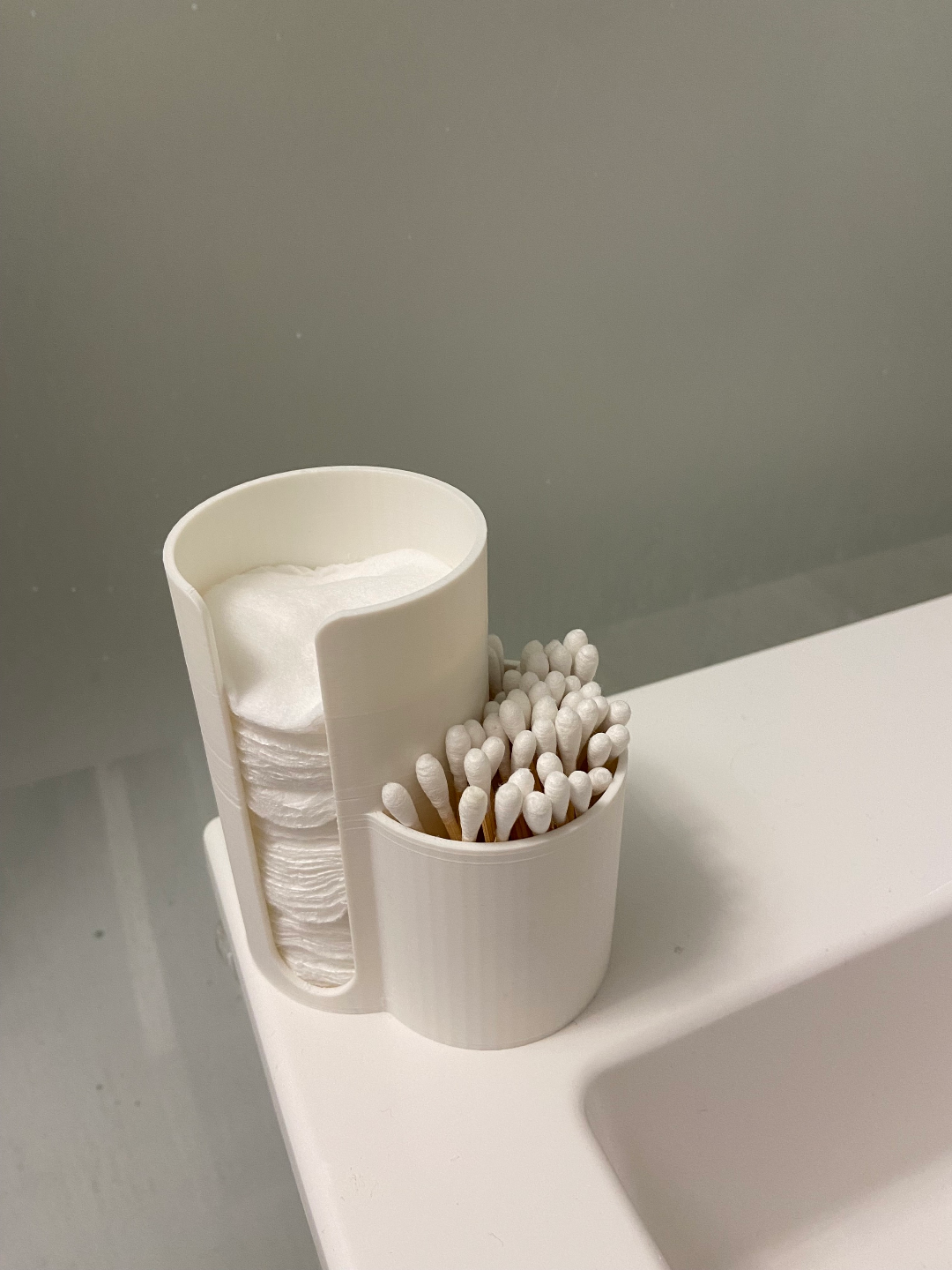 Bathroom Organizer, Cotton Pad Dispenser, photo 3 of 4 - Bathroom Organizer, Cotton Pad Dispenser Bath & Personal Care