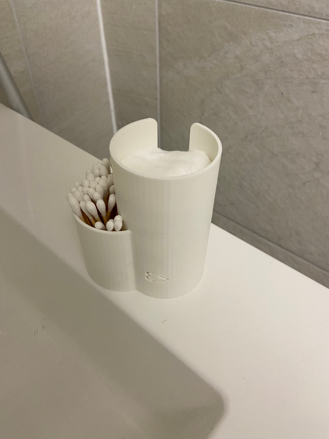 Bathroom Organizer, Cotton Pad Dispenser, photo 4 of 4 - Bathroom Organizer, Cotton Pad Dispenser Bath & Personal Care