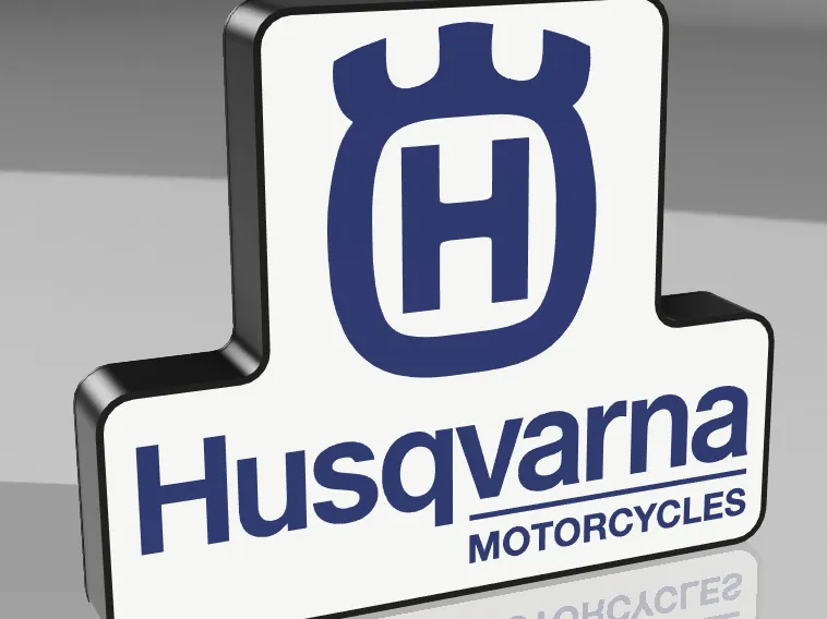 Husqvarna Motorcycles Lightbox - Light Boxes & Shadow Lamps, in stock