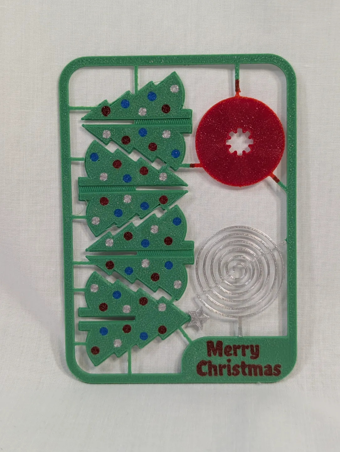 Christmas Tree With Garland Kit Card, photo 2 of 4 - Christmas Tree With Garland Kit Card Gifts & Occasions