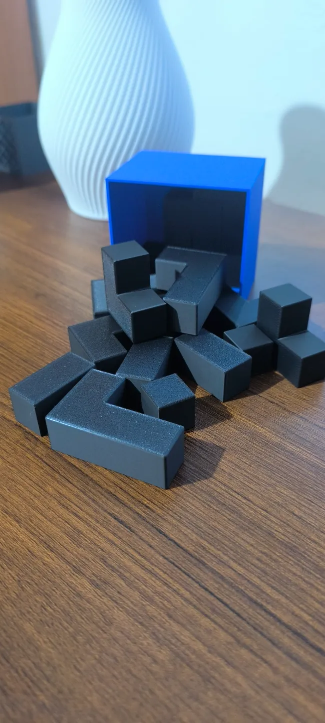 CUBE BOX PUZZLE - GAME BRAIN PUZZLE, photo 2 of 4 - CUBE BOX PUZZLE - GAME BRAIN PUZZLE Toys & Games