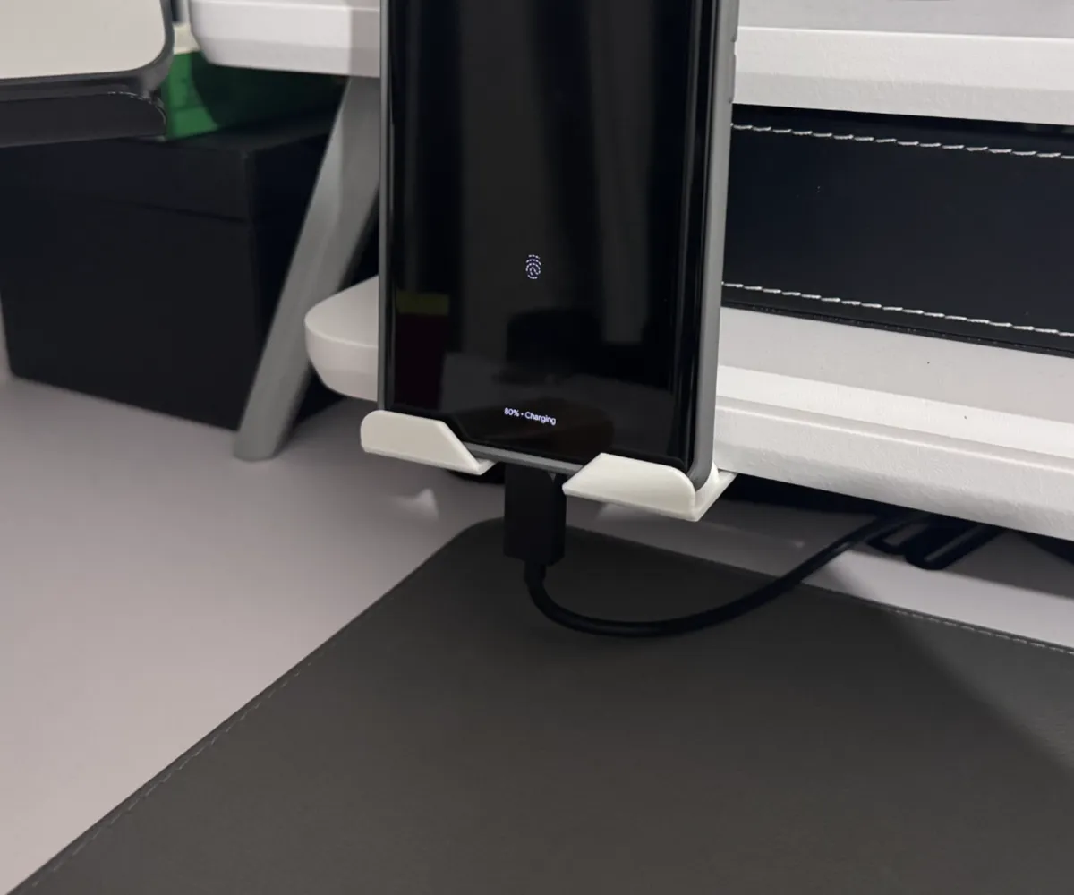 Phone Holder for Monitor Shelf or Riser - Gadgets, in stock in India