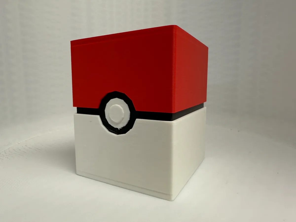 Pokeball Deck Box - 100 Double Sleeve-NO ASSEMBLY, photo 2 of 4 - Pokeball Deck Box - 100 Double Sleeve-NO ASSEMBLY Toys & Games
