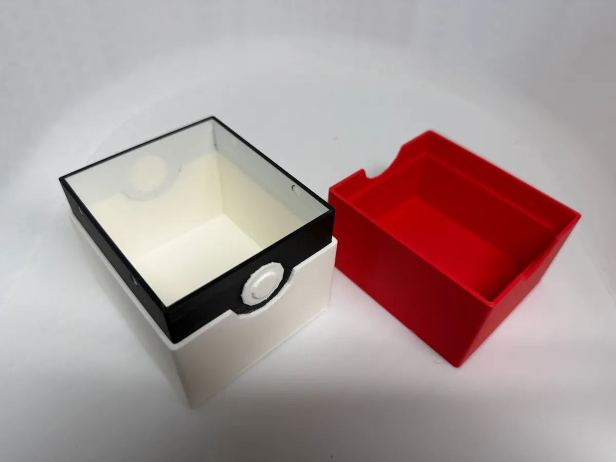 Pokeball Deck Box - 100 Double Sleeve-NO ASSEMBLY, photo 4 of 4 - Pokeball Deck Box - 100 Double Sleeve-NO ASSEMBLY Toys & Games