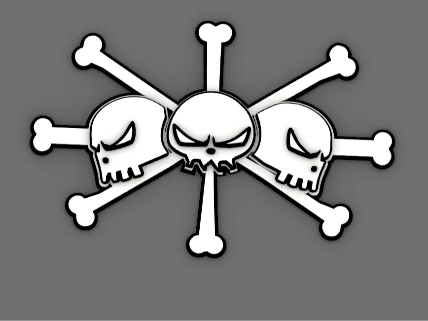 Blackbeard Pirates Jolly Roger