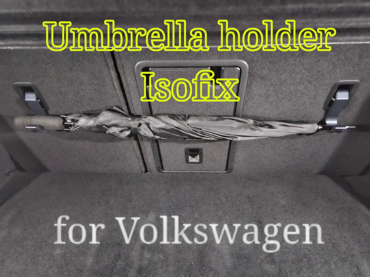 Umbrella hooks Isofix mounting for VW