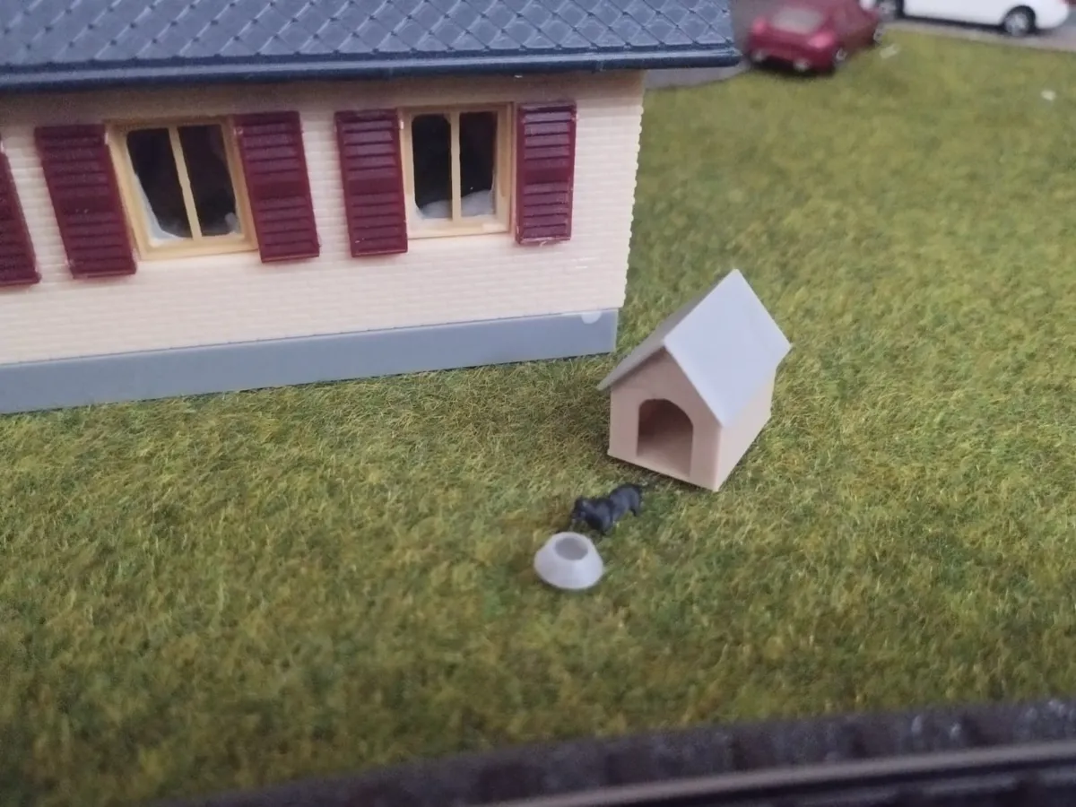 Hundehütte H0/HO/1:87
