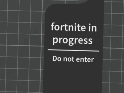 Fortnite sign