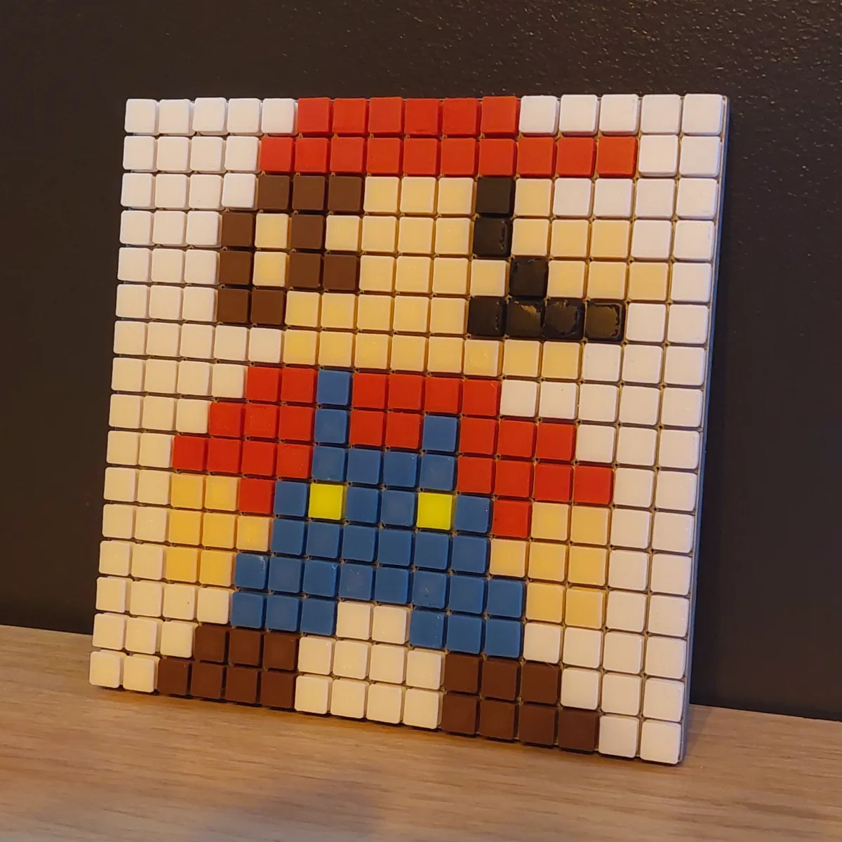 Mario 16x16 Pixel Art Puzzle