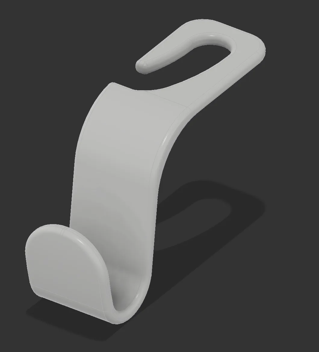 Car Headrest Bag Hook, Hanging Storage for Driving, photo 3 of 4 - Car Headrest Bag Hook, Hanging Storage for Driving Storage & Organisation