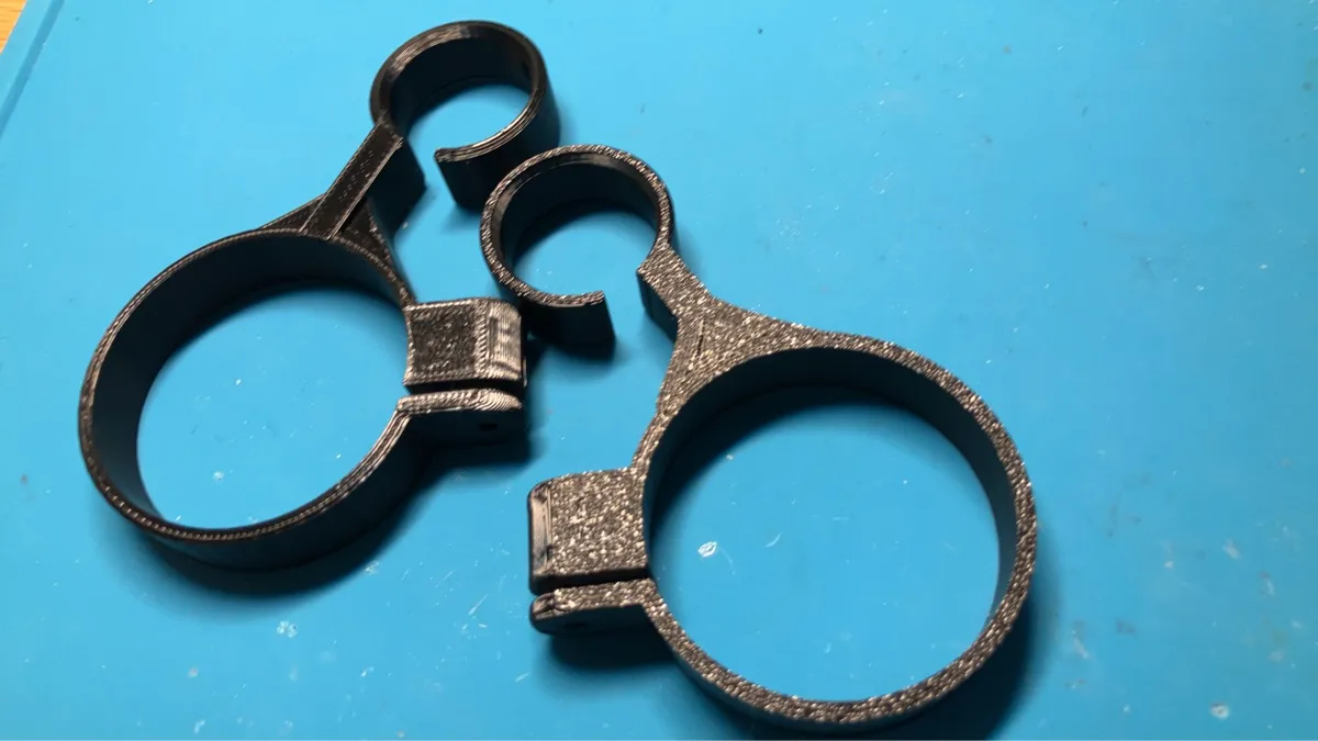 Front Brake Hose Guide for Trial Bikes, photo 4 of 4 - Front Brake Hose Guide for Trial Bikes Garden & Outdoor