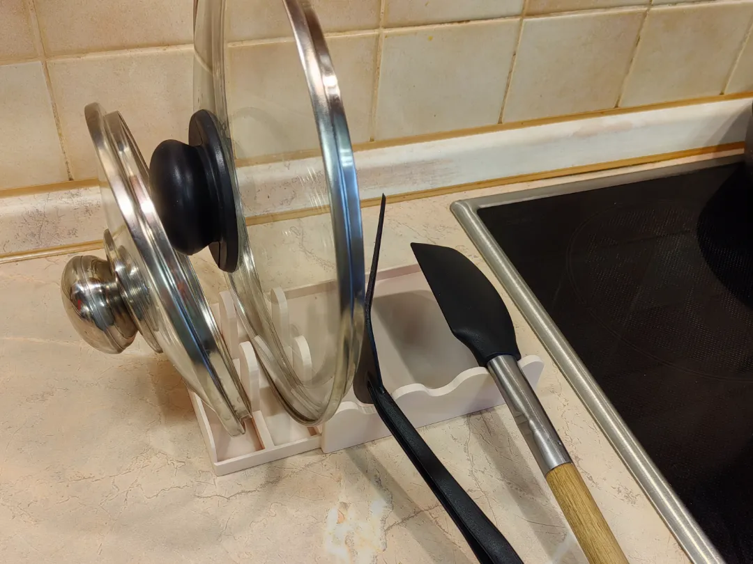 Kitchen Utensil & Lid Rest Holder