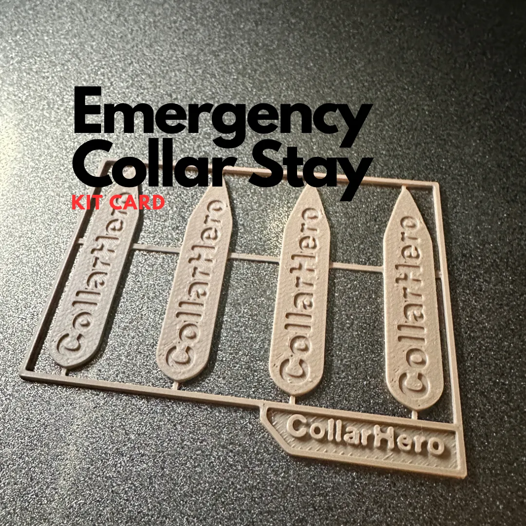 Emergency Collar Stay Kit Card