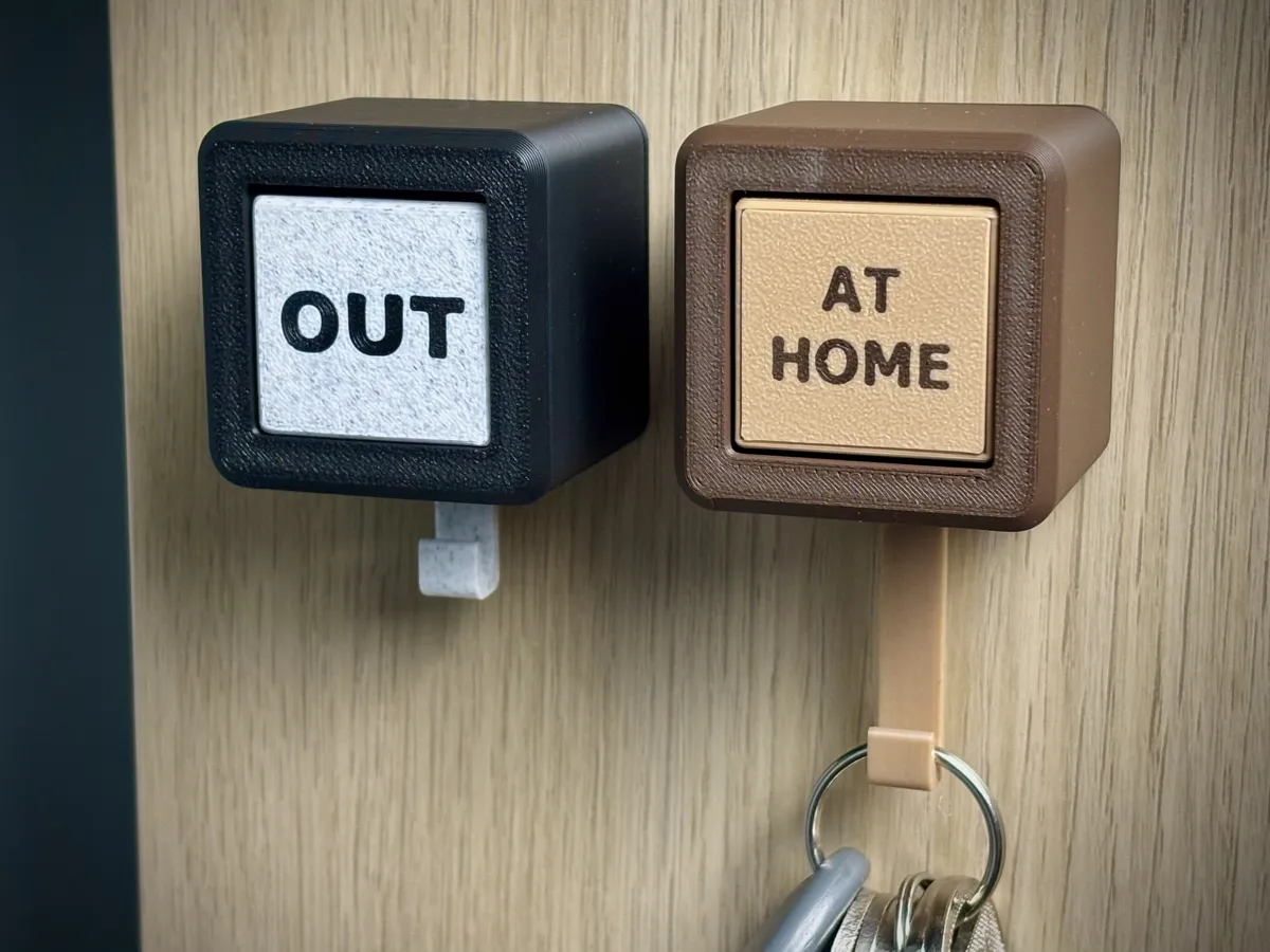 Key Holder | Rotating Sign | Key Hanger, photo 2 of 4 - Key Holder | Rotating Sign | Key Hanger Storage & Organisation