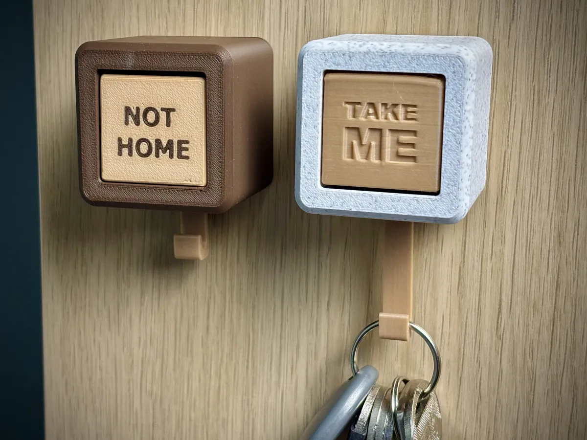 Key Holder | Rotating Sign | Key Hanger, photo 3 of 4 - Key Holder | Rotating Sign | Key Hanger Storage & Organisation