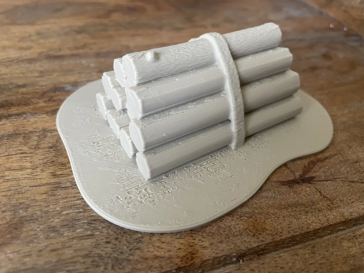 Tabletop Wargame Scatter Terrain - Log Pile, photo 4 of 4 - Tabletop Wargame Scatter Terrain - Log Pile Board Games & Tabletop