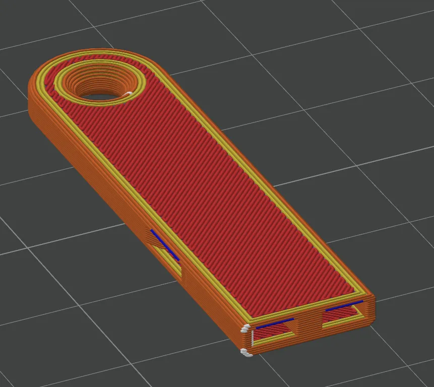 the whistle - 1g loud two tone keychain, photo 4 of 4 - the whistle - 1g loud two tone keychain Keychains