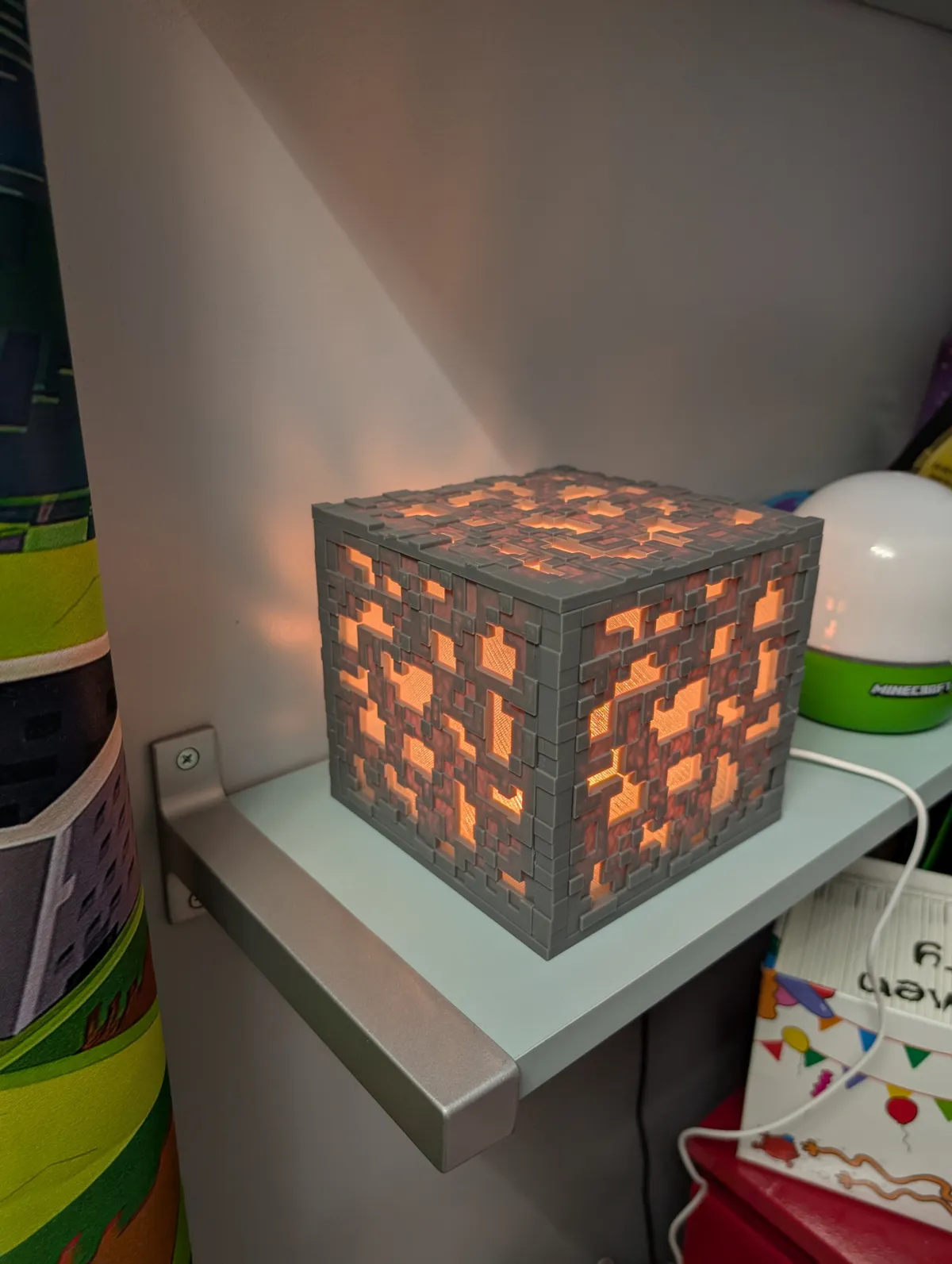 Minecraft Ore Lamp 16 Colours in 1, photo 4 of 4 - Minecraft Ore Lamp 16 Colours in 1 Lamps & Lighting