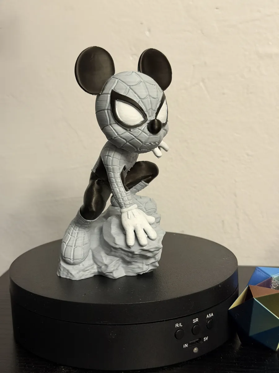 Mickey Mouse in Spiderman costume, photo 4 of 4 - Mickey Mouse in Spiderman costume Props & Cosplay