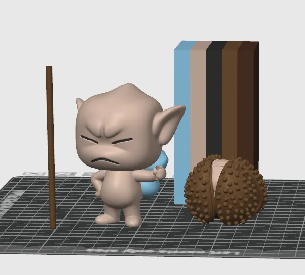 Puck Berserk, Chibi Funko Style with Chestnut, photo 4 of 4 - Puck Berserk, Chibi Funko Style with Chestnut Sports & Fitness