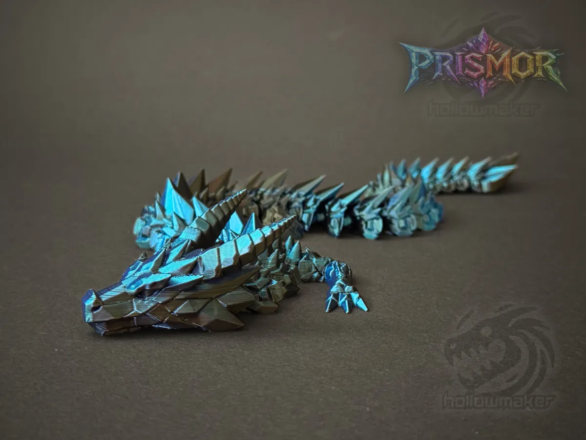 Articulated Crystal Stone Dragon, photo 3 of 4 - Articulated Crystal Stone Dragon Fidget & Sensory Toys