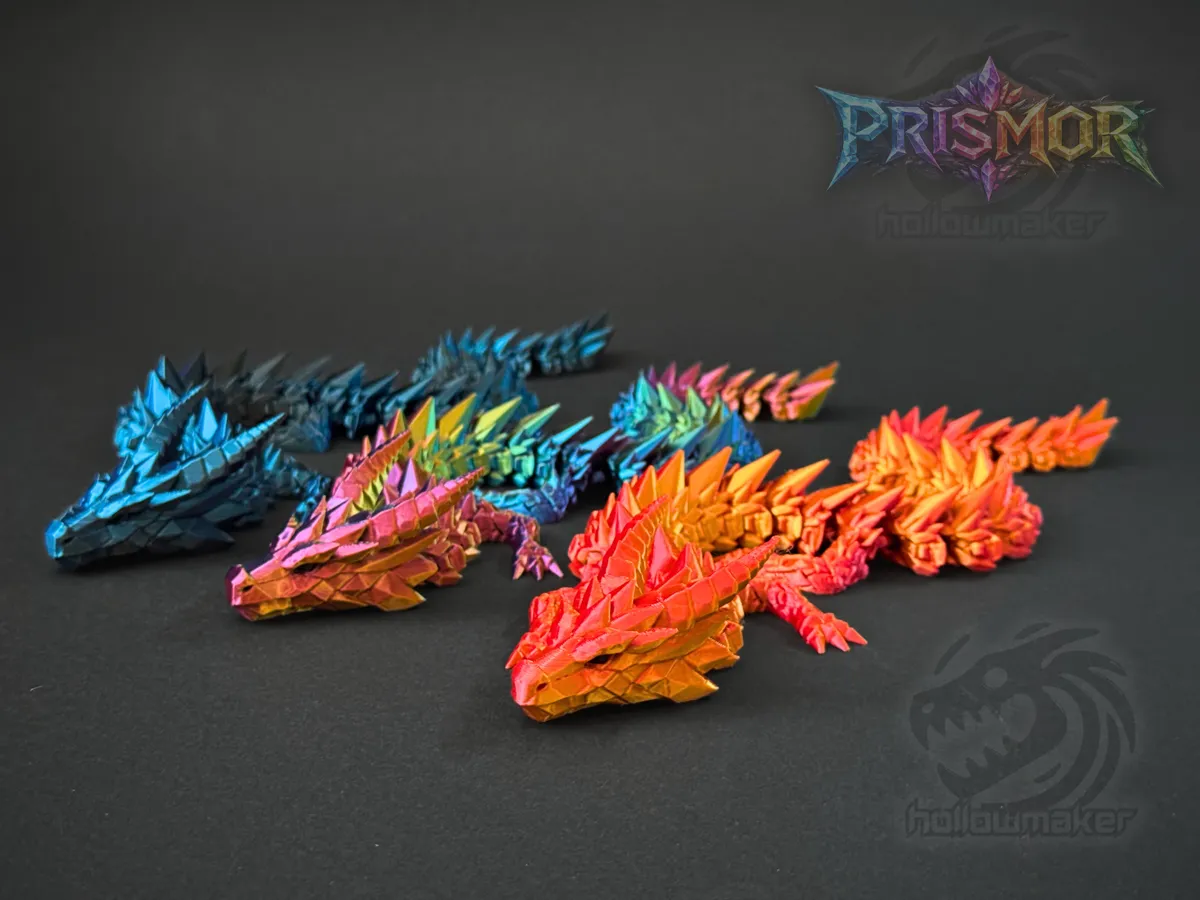 Articulated Crystal Stone Dragon, photo 4 of 4 - Articulated Crystal Stone Dragon Fidget & Sensory Toys