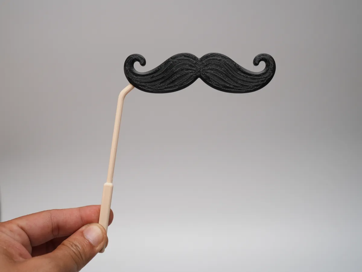 Vintage Gentleman Mustache Photo Booth Stick