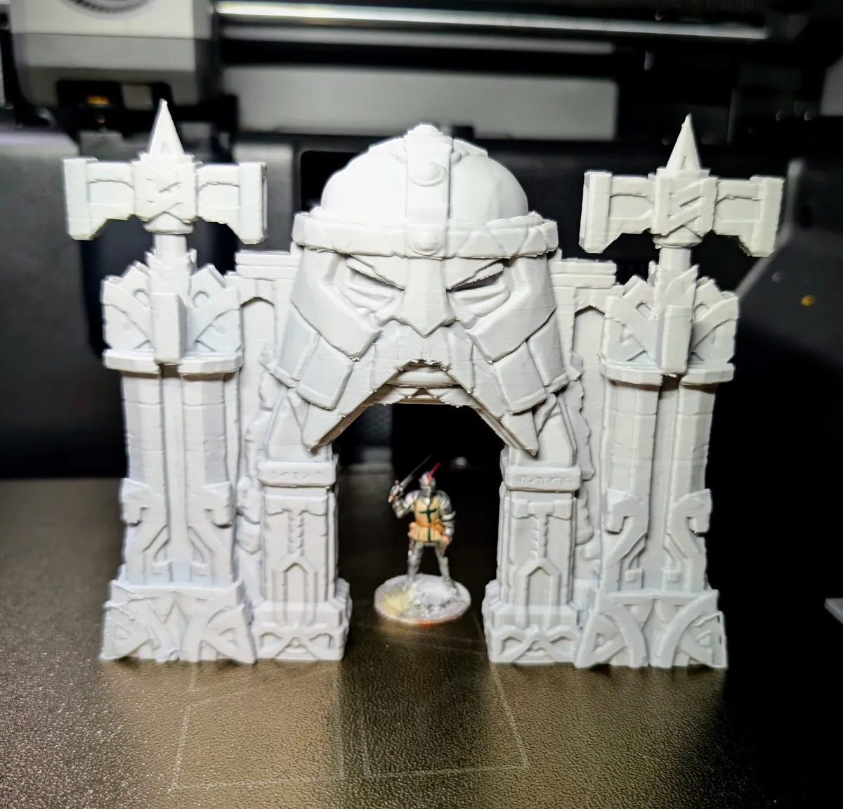 Dwarven Fortress Gate - Tabletop Terrain, photo 2 of 2 - Dwarven Fortress Gate - Tabletop Terrain Board Games & Tabletop