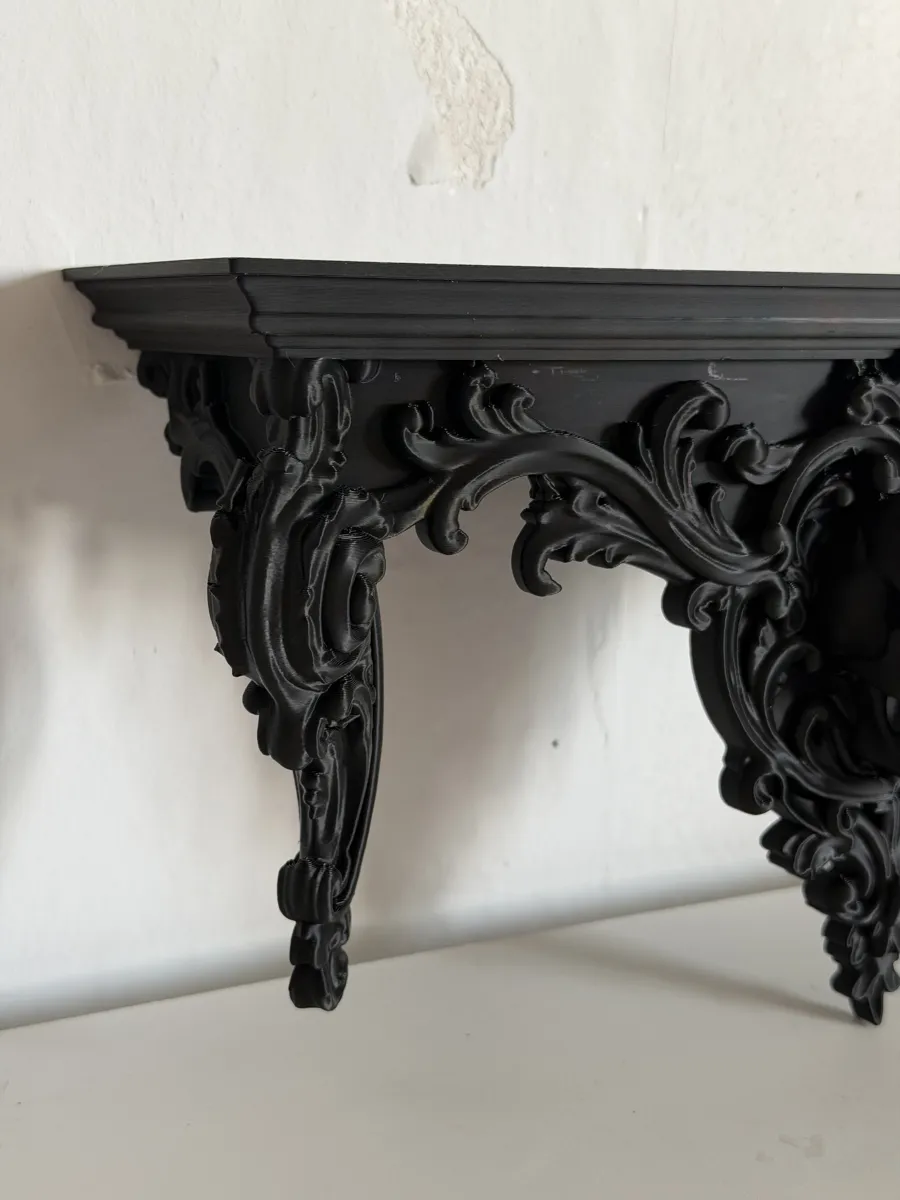 Gothic Skull Wall Shelf, Dark Academia Decor, photo 2 of 3 - Gothic Skull Wall Shelf, Dark Academia Decor Household