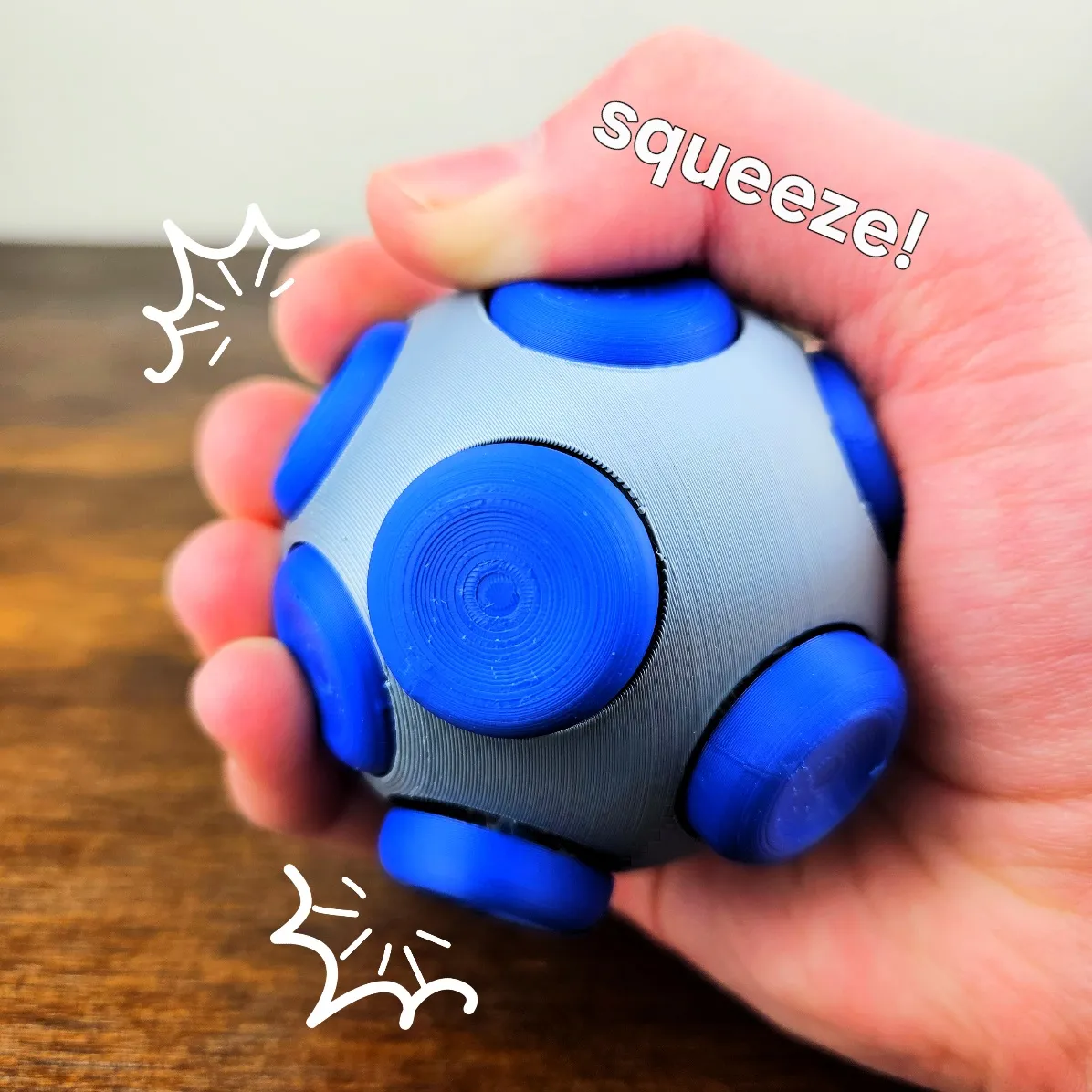 14-Sided Clicker Ball Fidget - Clicky Switch Ready, photo 3 of 3 - 14-Sided Clicker Ball Fidget - Clicky Switch Ready Tools