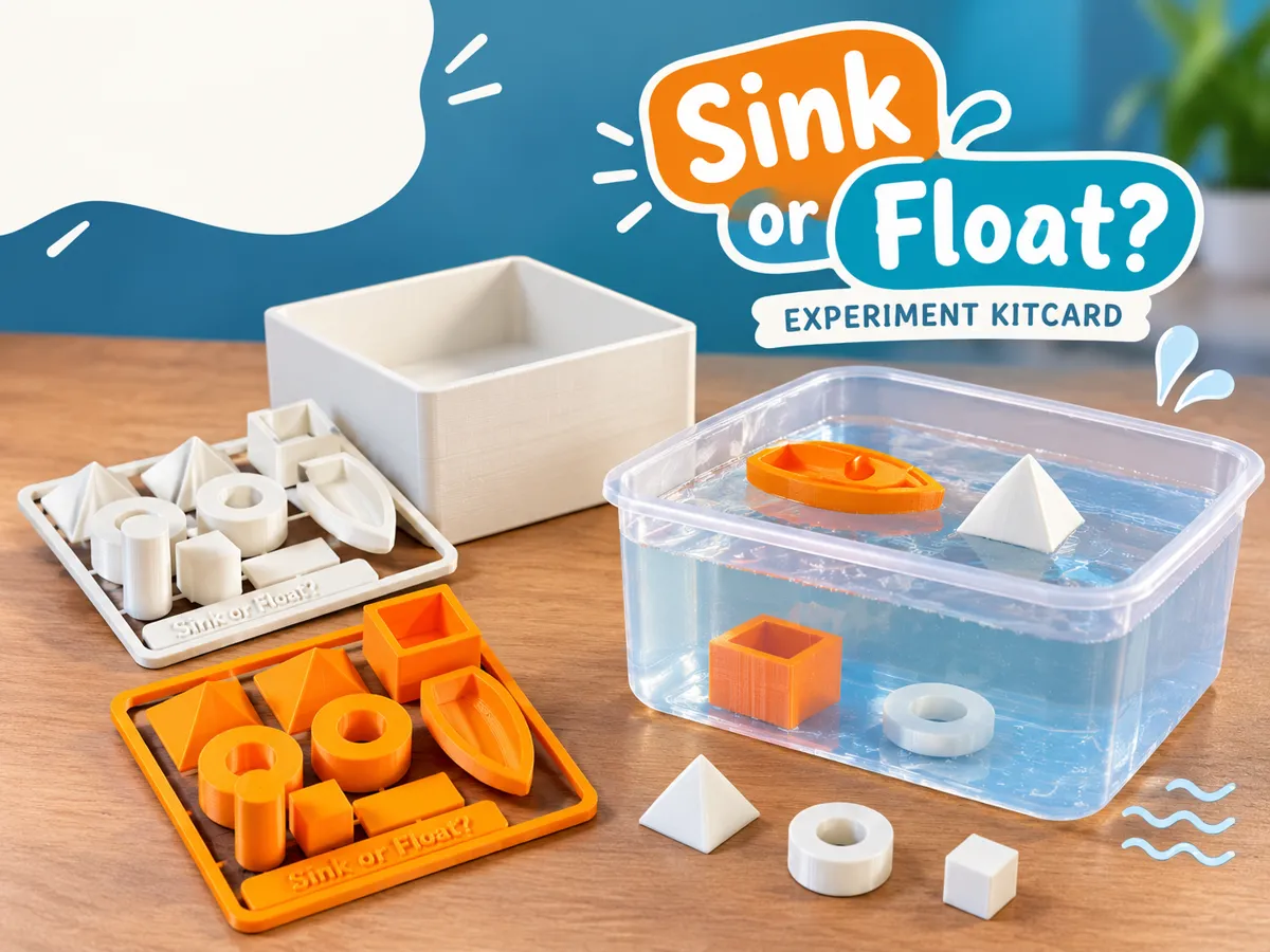 Sink or Float - Science Experiment Kit Card