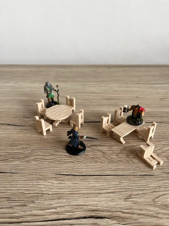 DnD wooden chair