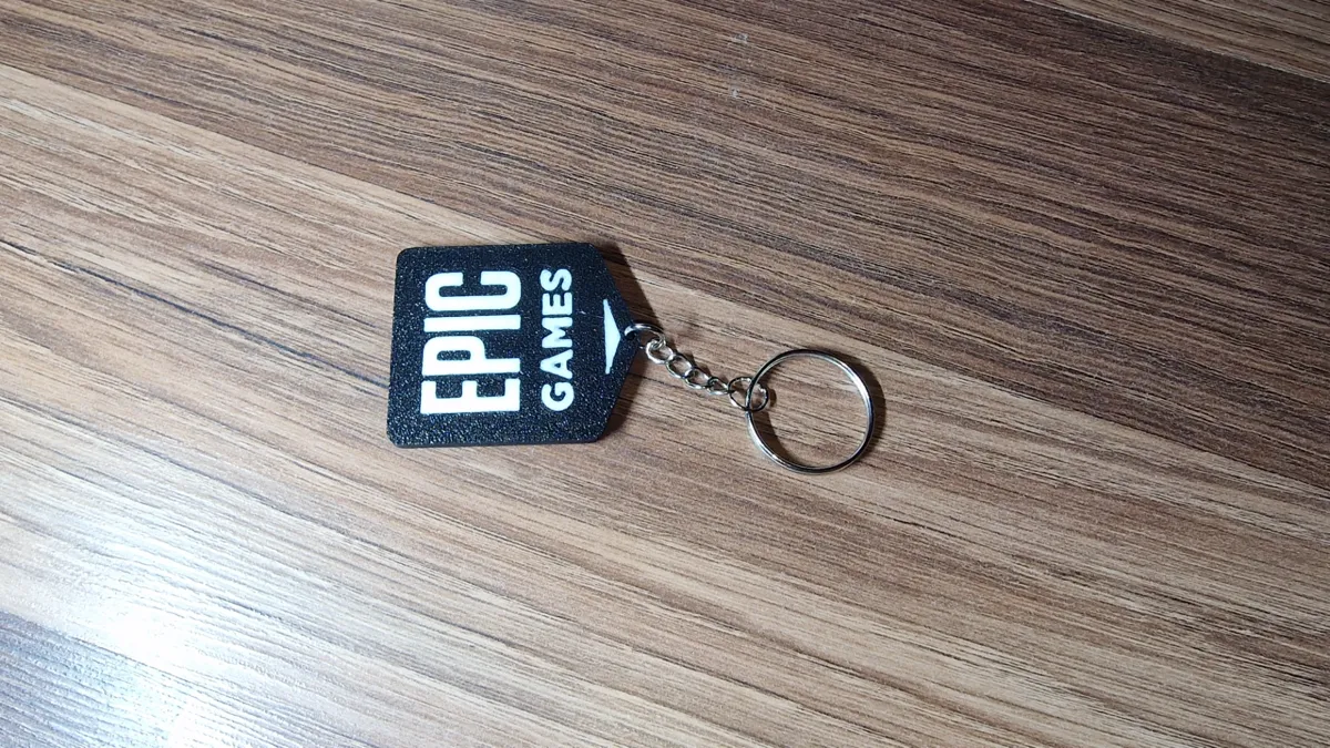 Epic Games keys locket pendant